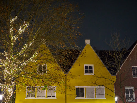 Christmas time in Borken cityの写真素材