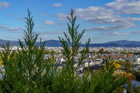 Kyoto in Japan at autumn timeの写真素材