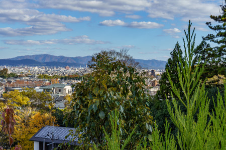 Kyoto in Japan at autumn timeの写真素材
