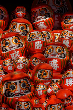 the city of osaka in japan at autumn timeの写真素材