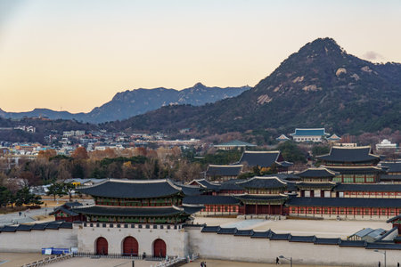 Seoul city in south koreaの写真素材