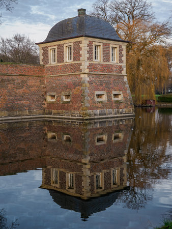 Christmas time at Ahaus in Westphaliaの写真素材