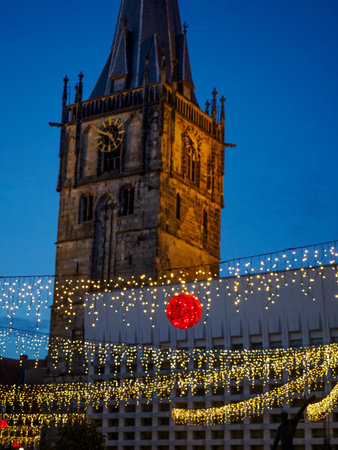 Christmas time at Ahaus in Westphaliaの写真素材