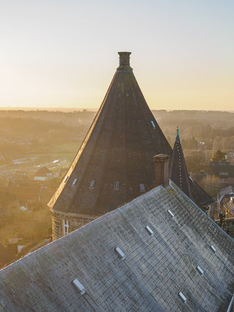Christmas time at Bad Bentheim in Germanyの写真素材