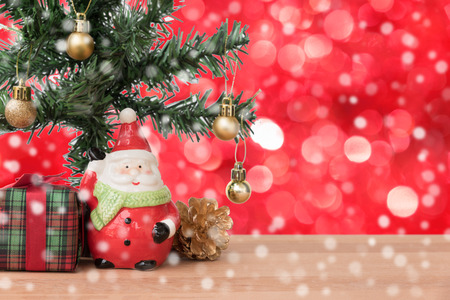 this is season greeting for joyful and happiness, santa claus is coming in town, merry christmasの写真素材