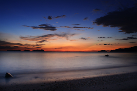 Sunset at suteraの写真素材