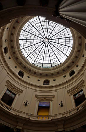 Rio de Janeiro, Brazil - April 8, 2017: Internal view of the CCBB "Banco do Brasil Cultural Center" (Bank of Brazil Cultural Center).のeditorial素材