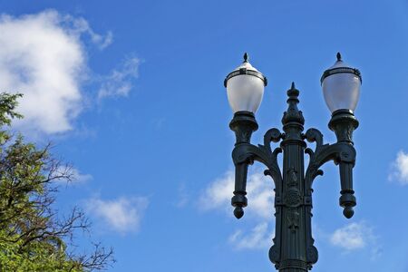 Ancient light pole in Belo Horizonte, Brazil