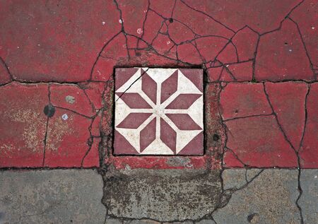 Hydraulic tile on old cement floor
