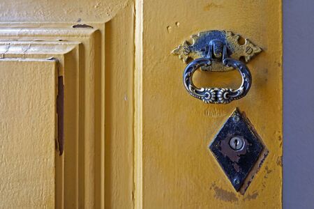 Ancient door detail, Diamantina, Minas Gerais, Brazil