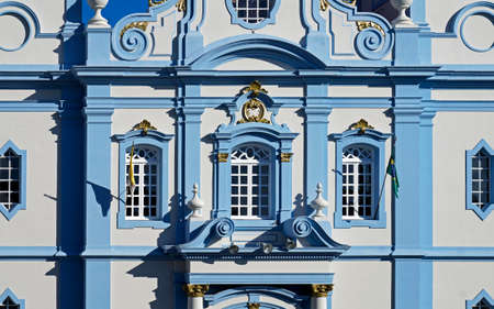 St. Anthony Cathedral (detail), Diamantina, Minas Gerais, Brazilのeditorial素材