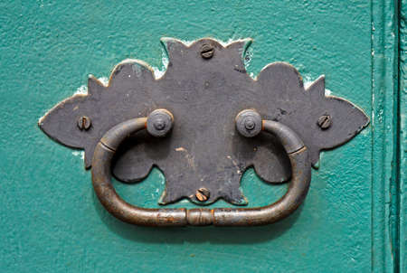 Ancient door detail, Ouro Preto, Minas Gerais, Brazil