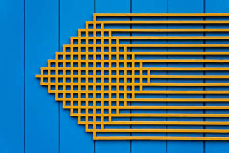 House door ornament (detail) at historical city of Ouro Preto, Brazilの写真素材