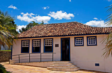 Colonial house in Diamantina, Minas Gerais, Brazilのeditorial素材