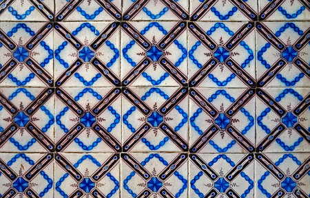 Ancient tiles pattern, Rio de Janeiro, Brazil