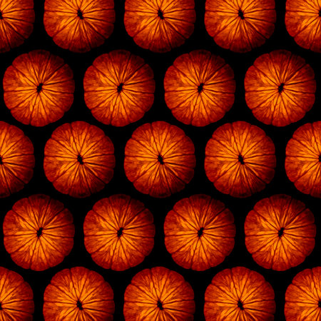 Pattern with tangerines