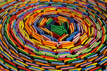 Colorful rubber texture surface backgroundの写真素材