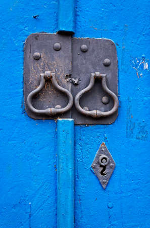 Ancient door detail, Tiradentes, Brazilの写真素材
