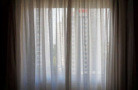 Window curtains background, Sao Paulo, Brazil