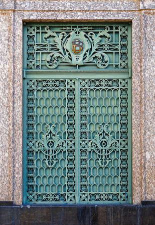 Ancient window grid, Rio de Janeiroのeditorial素材