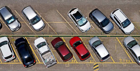 Rio de Janeiro, Brazil - February 02, 2021: cars in condominium parking lotのeditorial素材