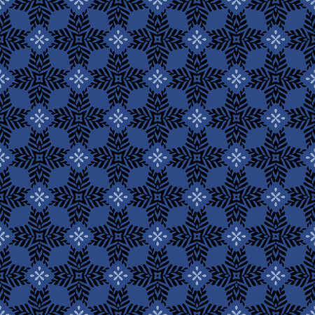 Seamless pattern with Geometric motifs in 3 colors