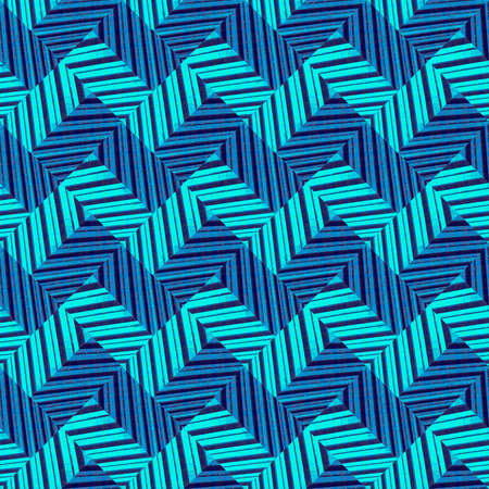 Seamless pattern with Geometric Chevron Stripes in blue tones