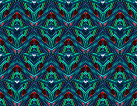 Seamless pattern with geometric motifs using photographic image
