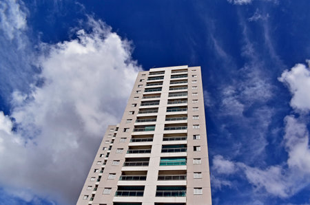 Residential building facade in Ribeirao Preto, Sao Paulo, Brazil