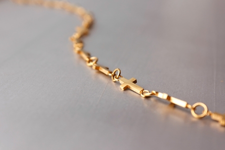 The Crosses Bracelet jewelryの写真素材