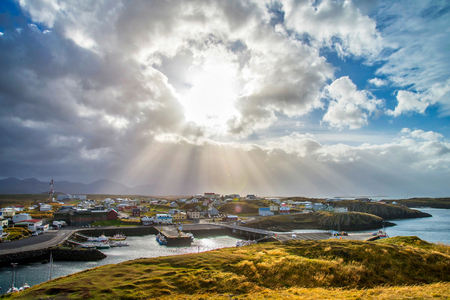 Stykkisholmur cityscape Iceland