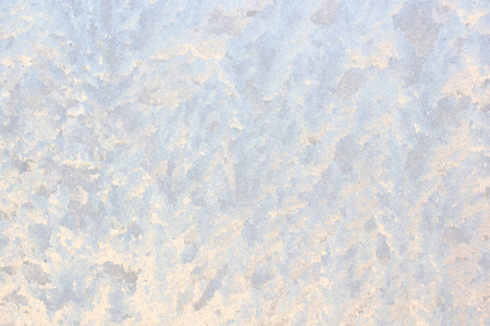 Ice pattern on window glassの写真素材