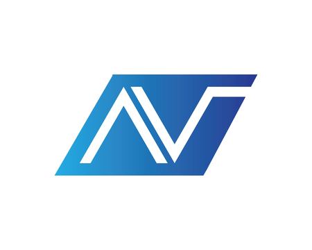 N Letter Logo Business Template Vector iconのイラスト素材