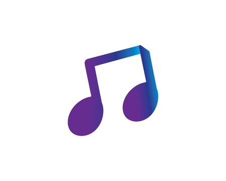 Music note Icon Vectorのイラスト素材