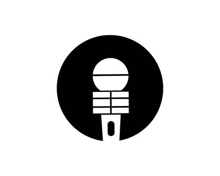 microphone icon vector templateのイラスト素材