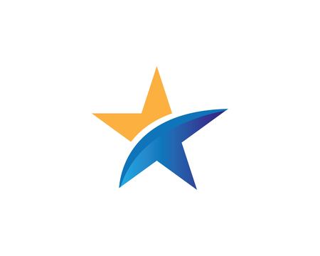 Star Logo Template vector icon illustration designのイラスト素材