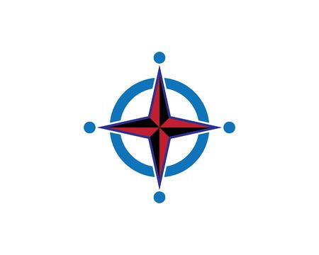 compass logo vector tempateのイラスト素材