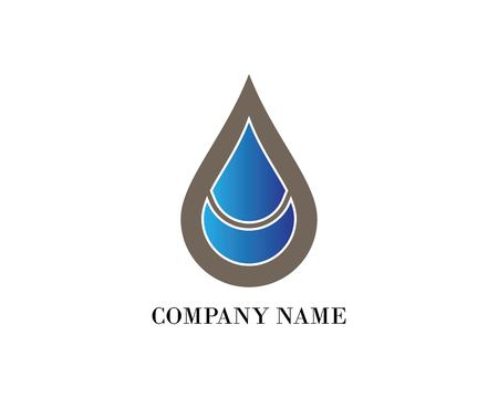 water drop Logo Template vector illustration design for bussinesのイラスト素材