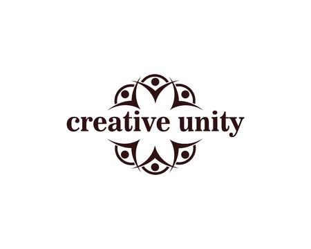 Adoption and community care Logo template vector iconのイラスト素材