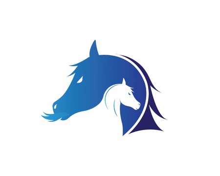 Horse Logo Template Vector illustration designのイラスト素材
