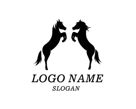 Horse Logo Template Vector illustration designのイラスト素材