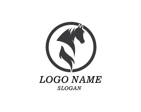 Horse Logo Template Vector illustration designのイラスト素材