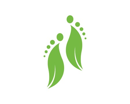 foot logo icon vector templateのイラスト素材