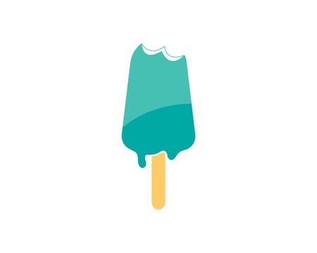 ice cream logo vecctor template illustrationのイラスト素材