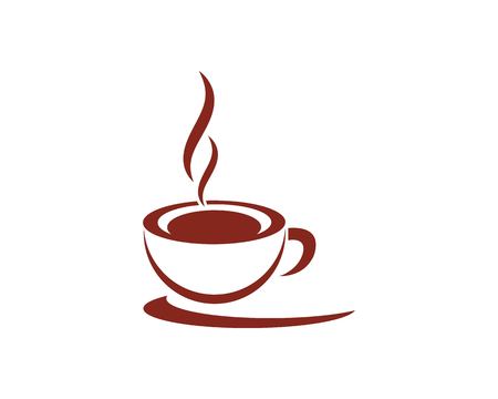 Coffee cup Logo Template vector icon designのイラスト素材