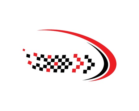 faster logo icon of automotive racing concept design templateのイラスト素材