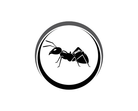Ant Logo template vector illustration designのイラスト素材