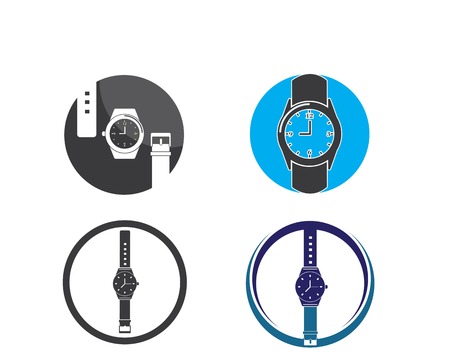 wristwatch icon vector template design templateのイラスト素材