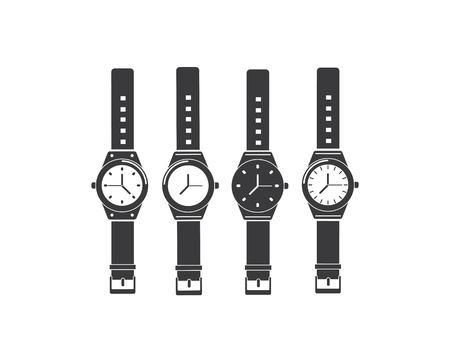 wristwatch icon vector template design templateのイラスト素材