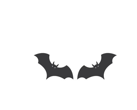 bat ilustration vector icon logo templateのイラスト素材